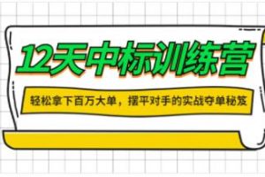 张金洋《大客户销售12天中标训练营》轻松拿下百万大单，摆平对手的实战夺单秘笈