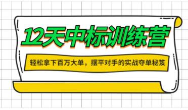 张金洋《大客户销售12天中标训练营》轻松拿下百万大单，摆平对手的实战夺单秘笈插图